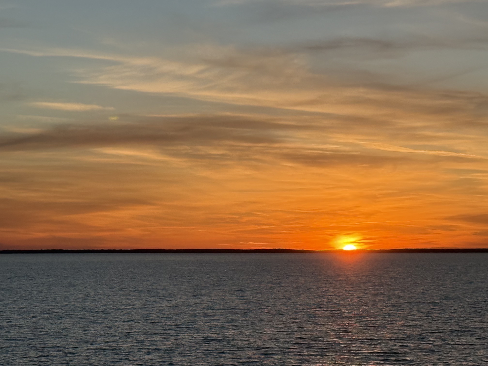 Beautiful northwoods sunset.